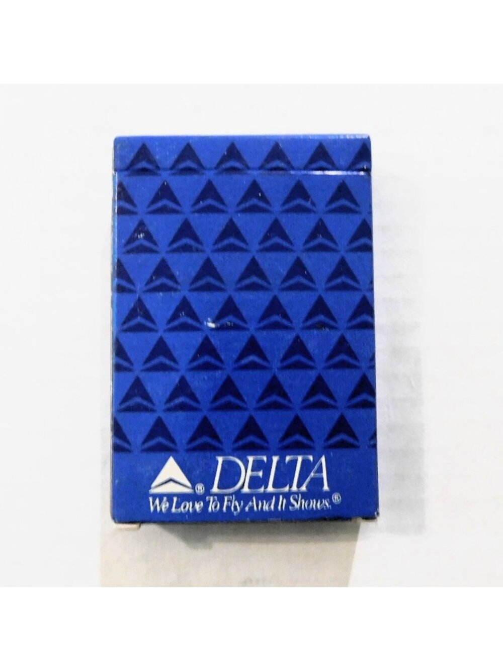 Delta Airlines Branded Playing Cards Blue Widget Boxed Deck Plastic Coated